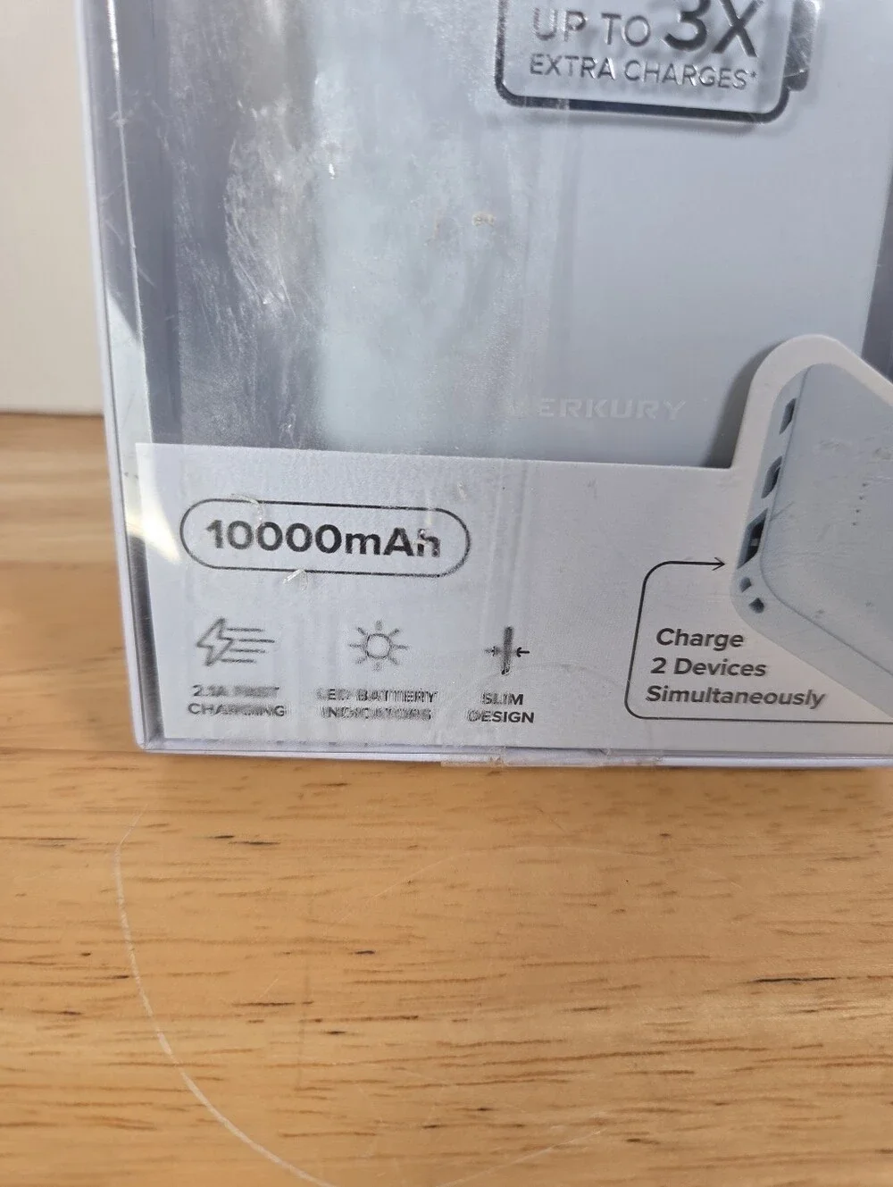 BOLT+ 10000mAh Power Bank Merkury Charger